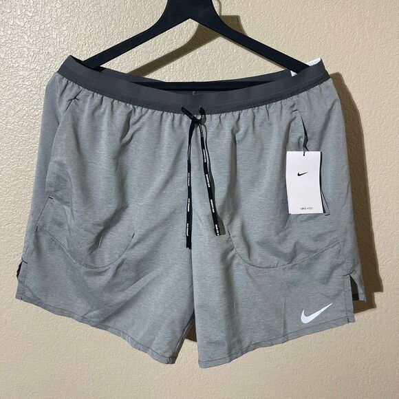 Nike Men's Athletic Shorts in Light Gray - Picture 1 of 7